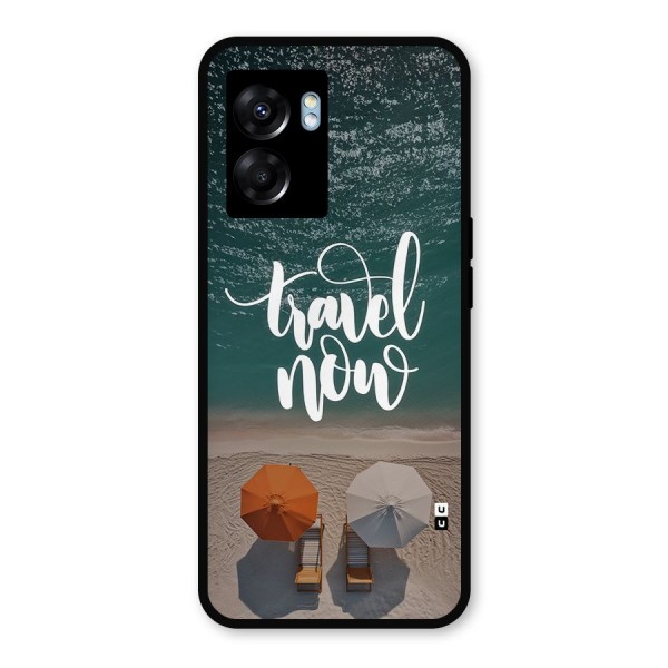 Travel Now Metal Back Case for Realme Narzo 50 5G