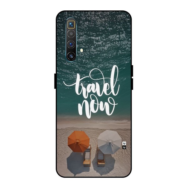 Travel Now Metal Back Case for Realme X3 SuperZoom