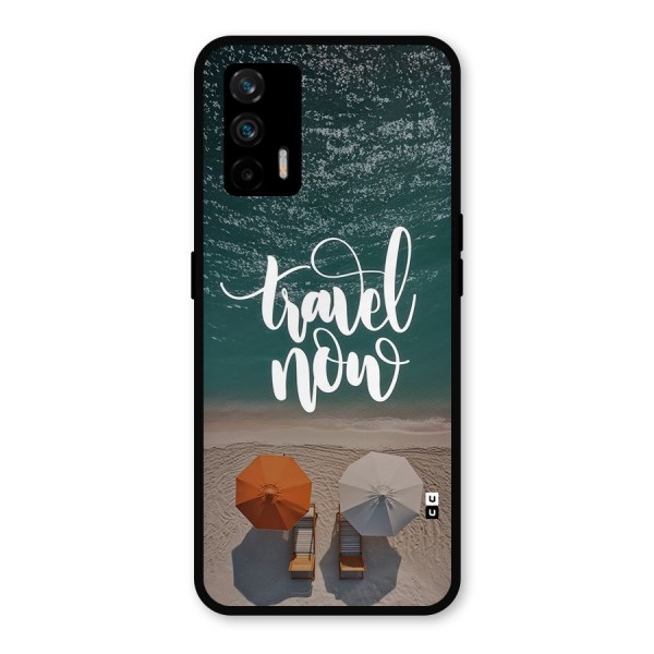 Travel Now Metal Back Case for Realme X7 Max