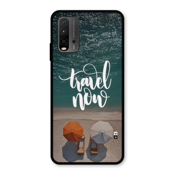 Travel Now Metal Back Case for Redmi 9 Power