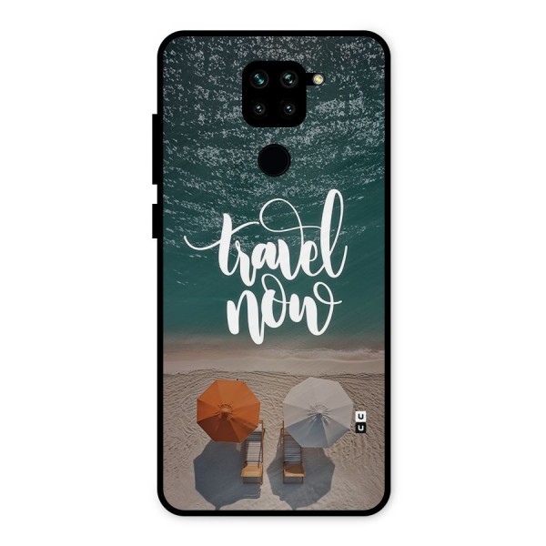 Travel Now Metal Back Case for Redmi Note 9