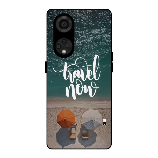 Travel Now Metal Back Case for Reno8 T 5G