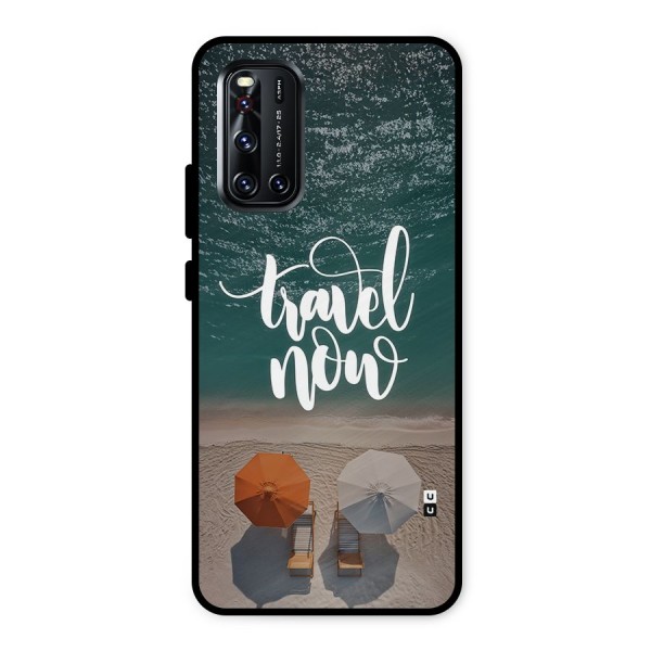 Travel Now Metal Back Case for Vivo V19