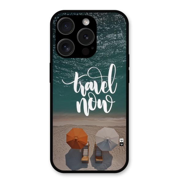 Travel Now Metal Back Case for iPhone 15 Pro