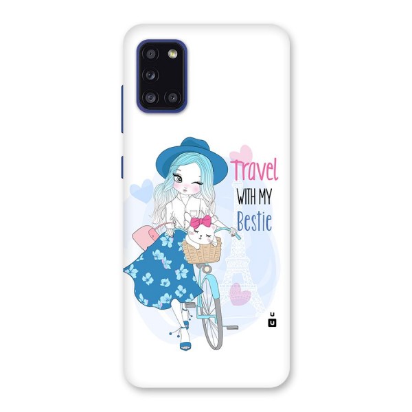 Travel With My Bestie Back Case for Galaxy A31