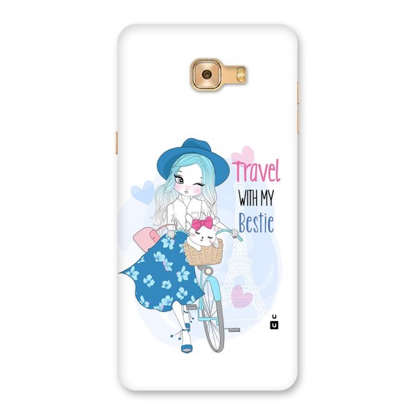 Travel With My Bestie Back Case for Galaxy C9 Pro