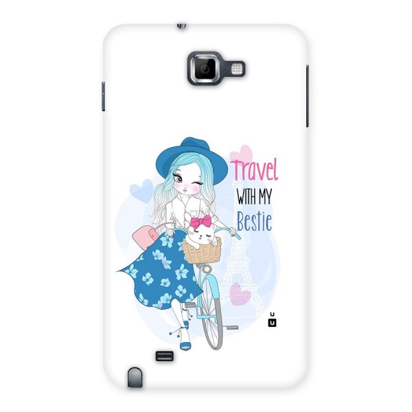 Travel With My Bestie Back Case for Galaxy Note