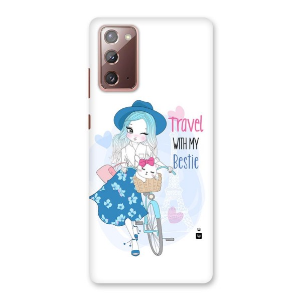 Travel With My Bestie Back Case for Galaxy Note 20