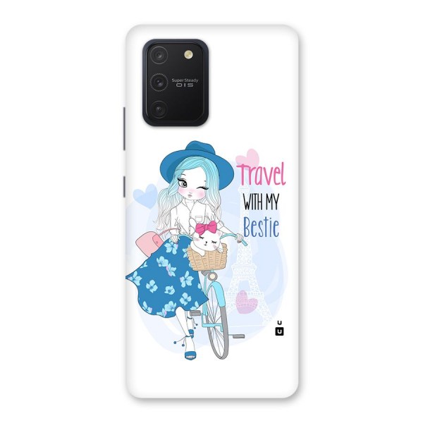 Travel With My Bestie Back Case for Galaxy S10 Lite