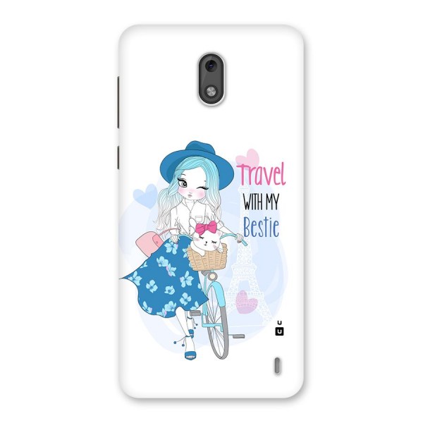 Travel With My Bestie Back Case for Nokia 2