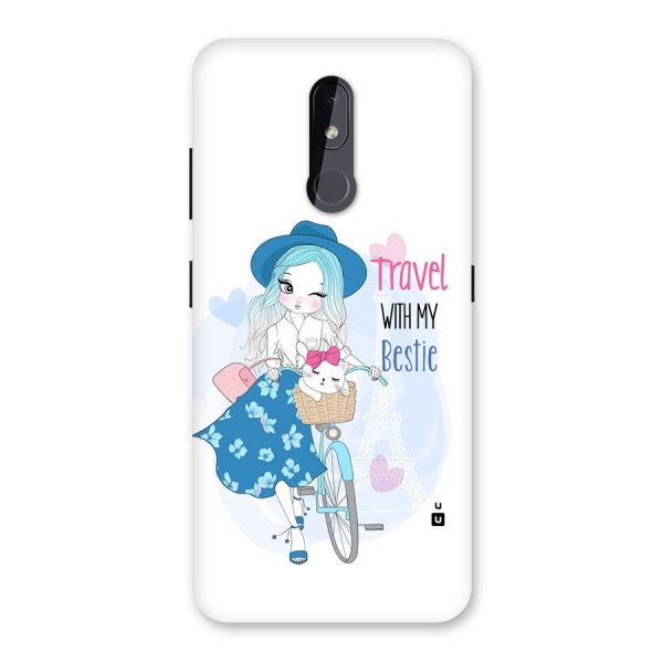 Travel With My Bestie Back Case for Nokia 3.2