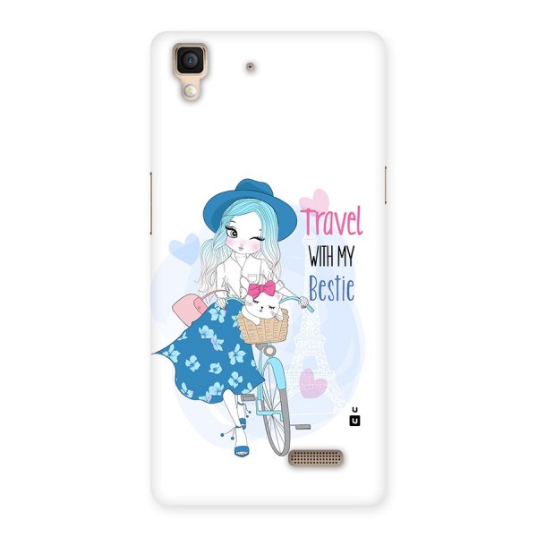 Travel With My Bestie Back Case for Oppo R7