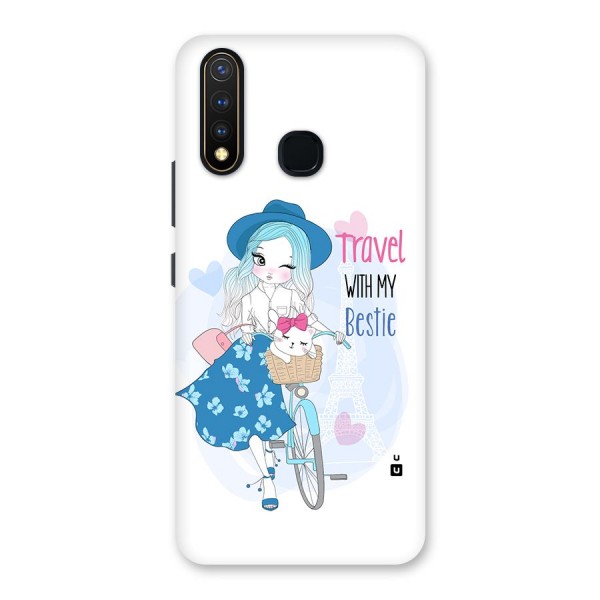 Travel With My Bestie Back Case for Vivo U20