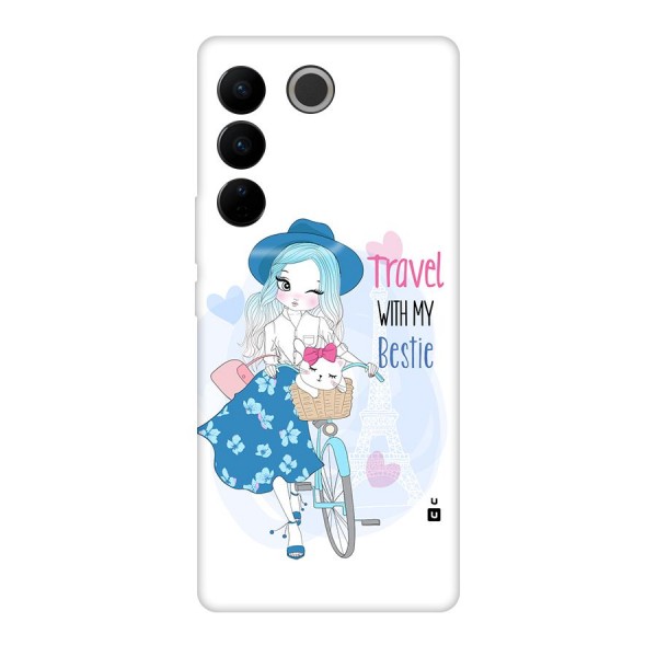 Travel With My Bestie Back Case for Vivo V27