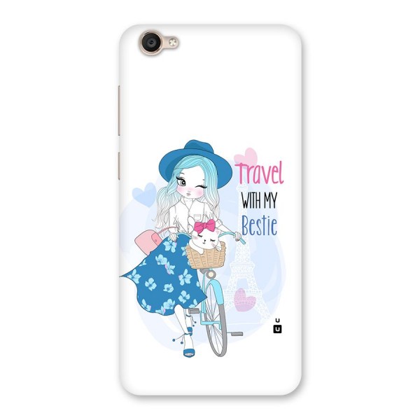 Travel With My Bestie Back Case for Vivo Y55s