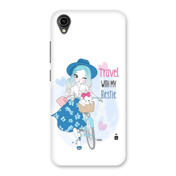 Travel With My Bestie Back Case for Vivo Y91i