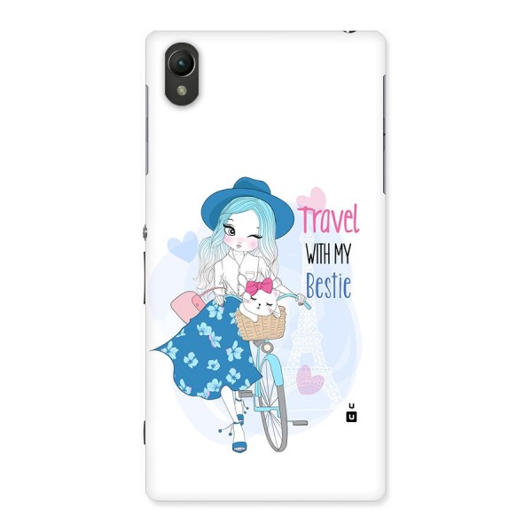 Travel With My Bestie Back Case for Xperia Z1