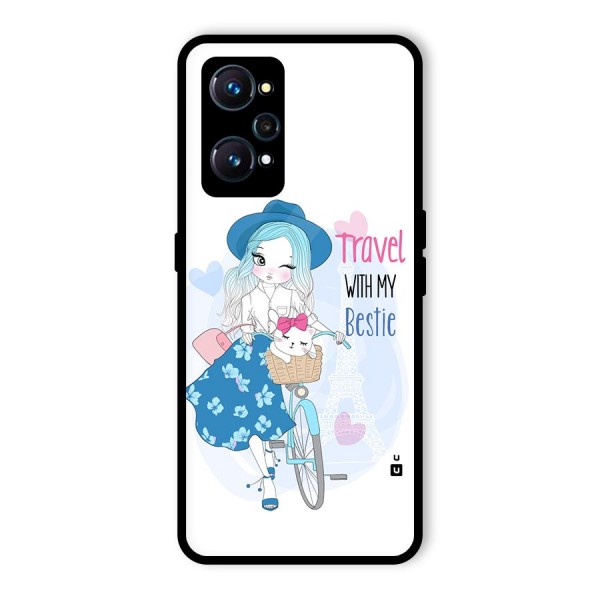 Travel With My Bestie Glass Back Case for Realme GT 2
