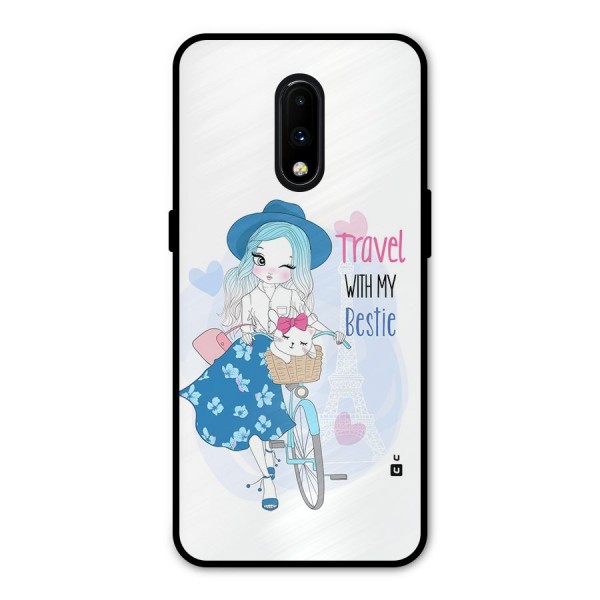 Travel With My Bestie Metal Back Case for OnePlus 7