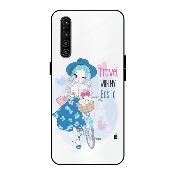 Travel With My Bestie Metal Back Case for Realme XT