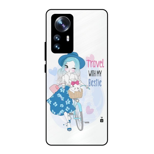 Travel With My Bestie Metal Back Case for Xiaomi 12 Pro