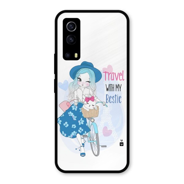 Travel With My Bestie Metal Back Case for iQOO Z3