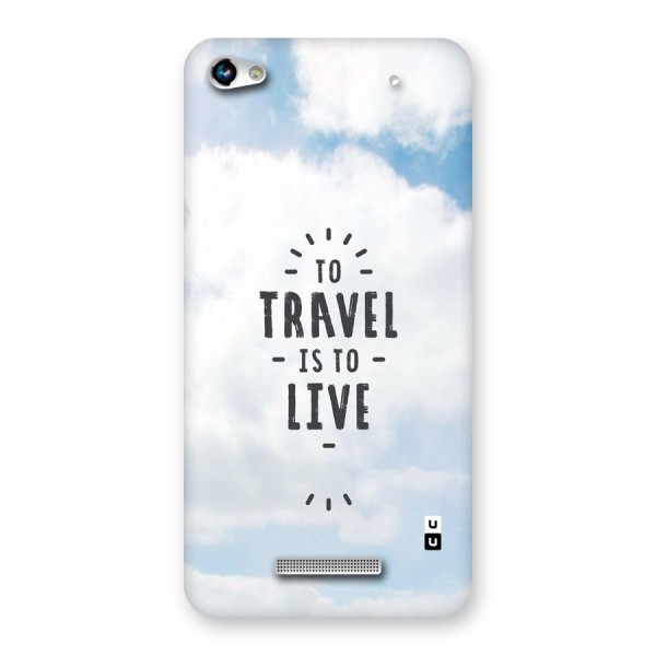 Travel is Life Back Case for Canvas Hue 2 A316