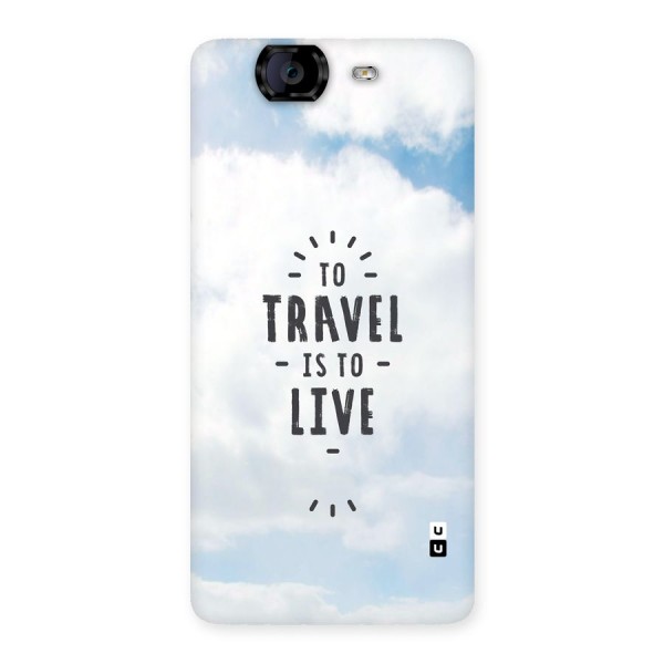 Travel is Life Back Case for Canvas Knight A350