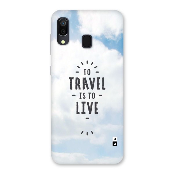 Travel is Life Back Case for Galaxy A20