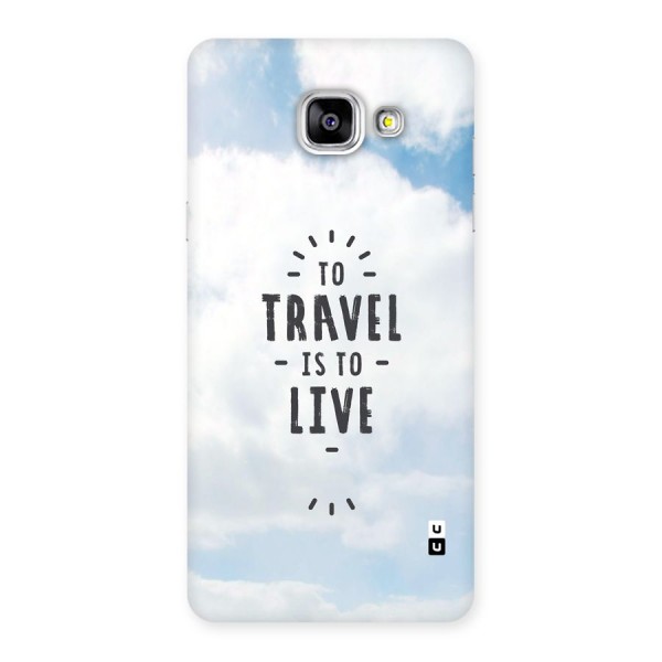 Travel is Life Back Case for Galaxy A5 (2016)