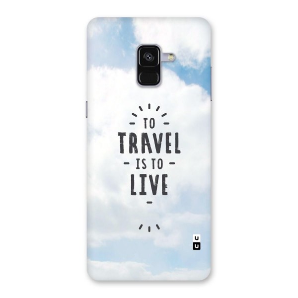 Travel is Life Back Case for Galaxy A8 Plus