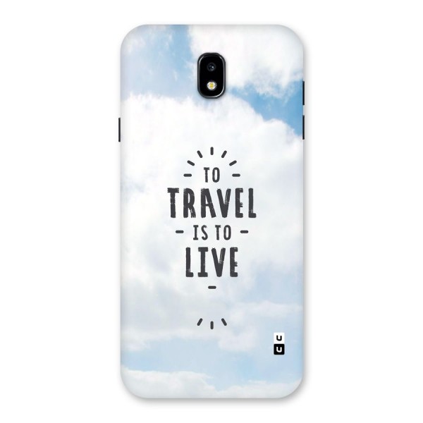 Travel is Life Back Case for Galaxy J7 Pro