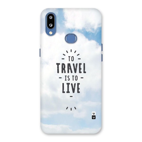 Travel is Life Back Case for Galaxy M01s