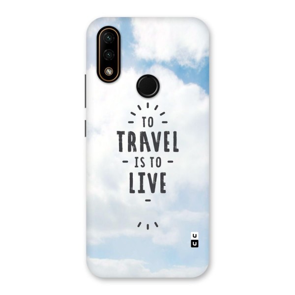 Travel is Life Back Case for Lenovo A6 Note