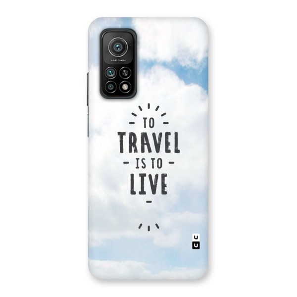 Travel is Life Back Case for Mi 10T Pro 5G