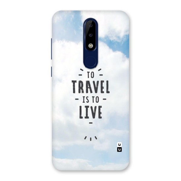 Travel is Life Back Case for Nokia 5.1 Plus