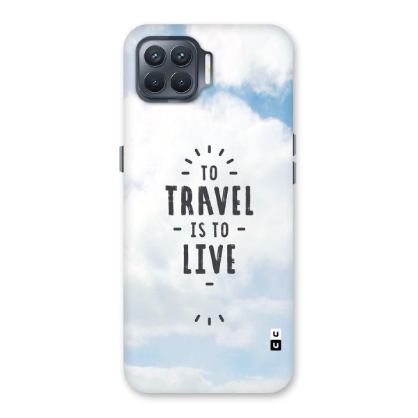 Travel is Life Back Case for Oppo F17 Pro