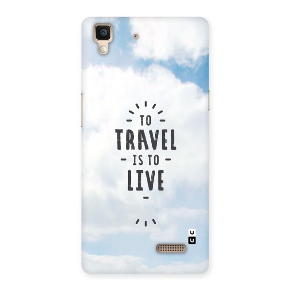 Travel is Life Back Case for Oppo R7