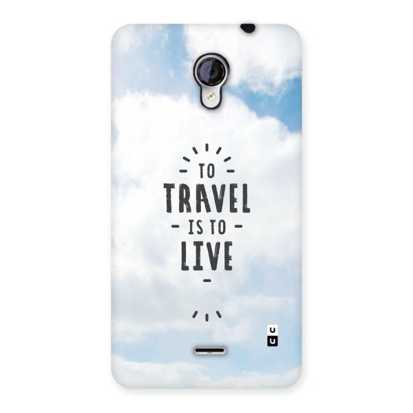 Travel is Life Back Case for Unite 2 A106