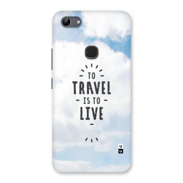 Travel is Life Back Case for Vivo Y81