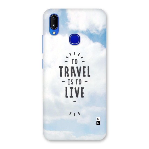 Travel is Life Back Case for Vivo Y91