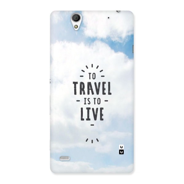 Travel is Life Back Case for Xperia C4