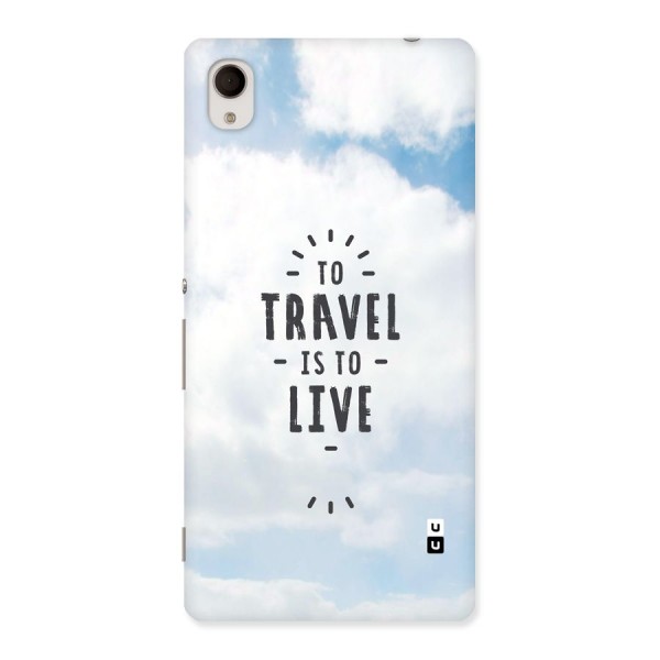 Travel is Life Back Case for Xperia M4