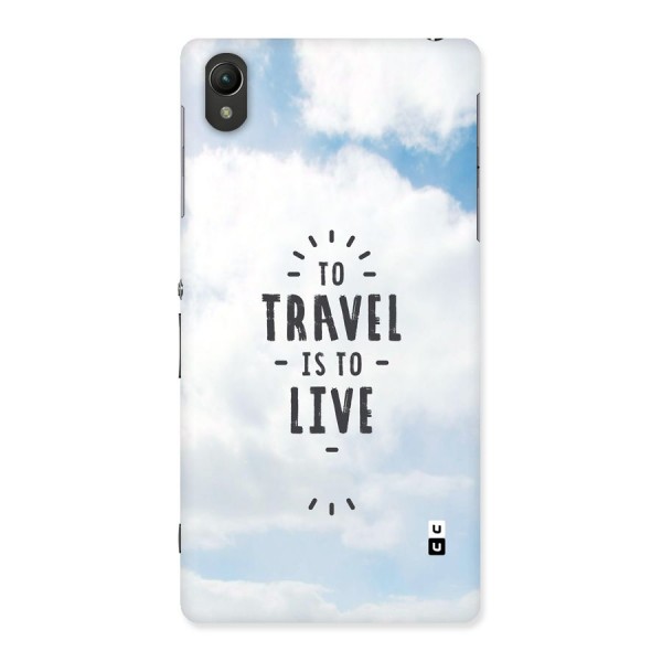 Travel is Life Back Case for Xperia Z2