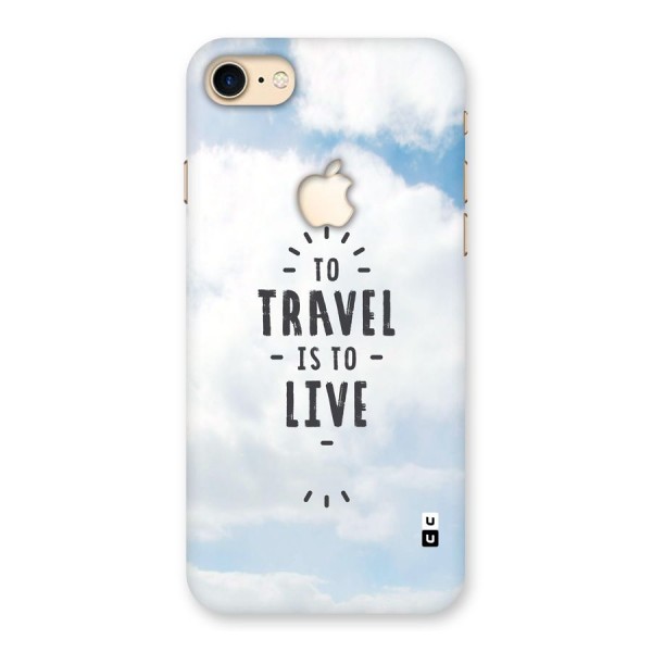 Travel is Life Back Case for iPhone 7 Apple Cut