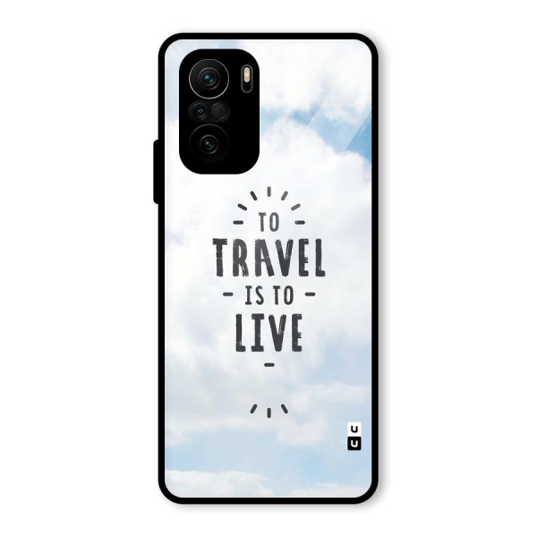 Travel is Life Glass Back Case for Mi 11x