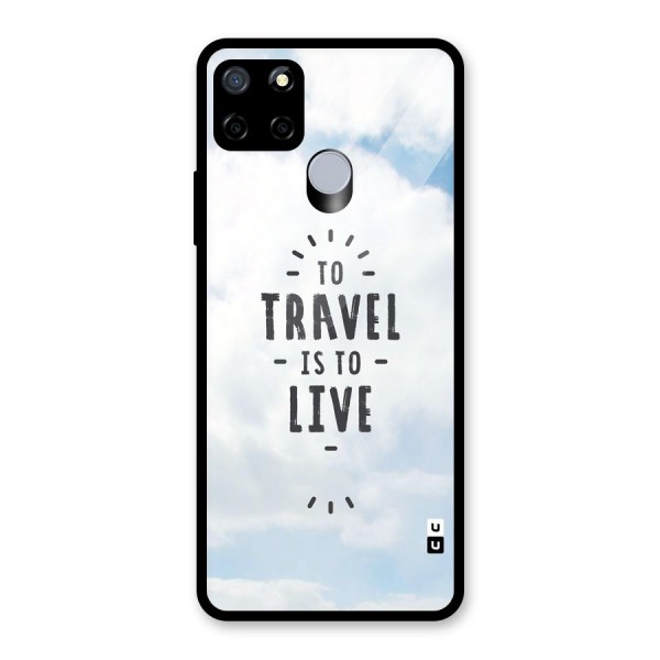 Travel is Life Glass Back Case for Realme Narzo 20