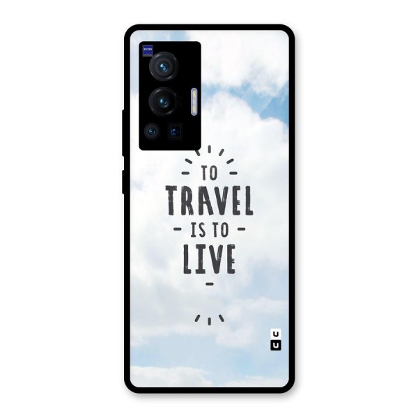 Travel is Life Glass Back Case for Vivo X70 Pro