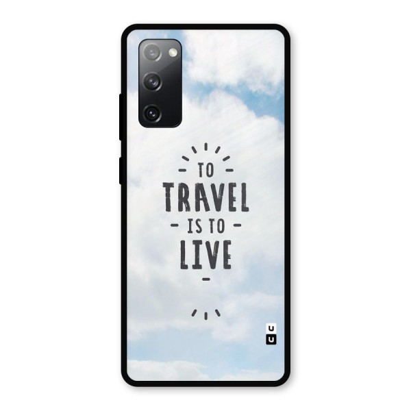 Travel is Life Metal Back Case for Galaxy S20 FE