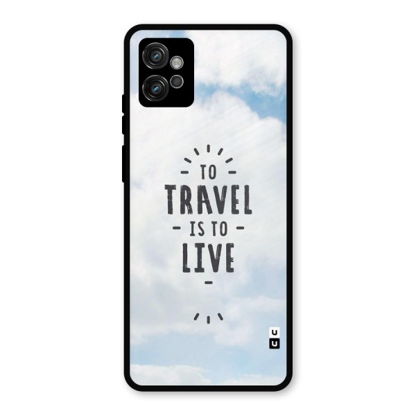 Travel is Life Metal Back Case for Moto G32